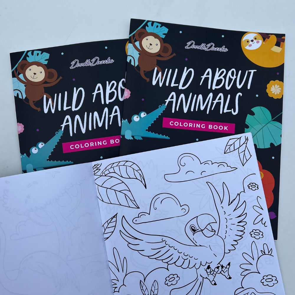 Wild About Animals Coloring Book