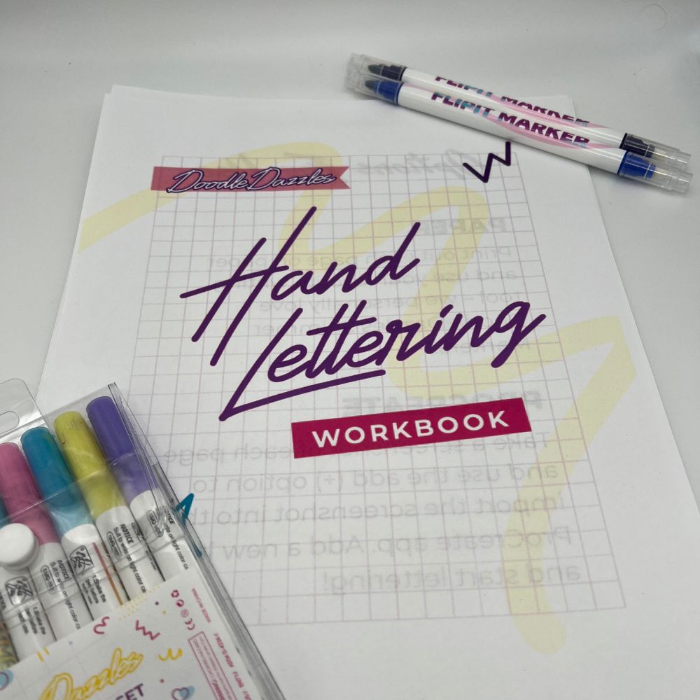 Hand Lettering Printable Workbook