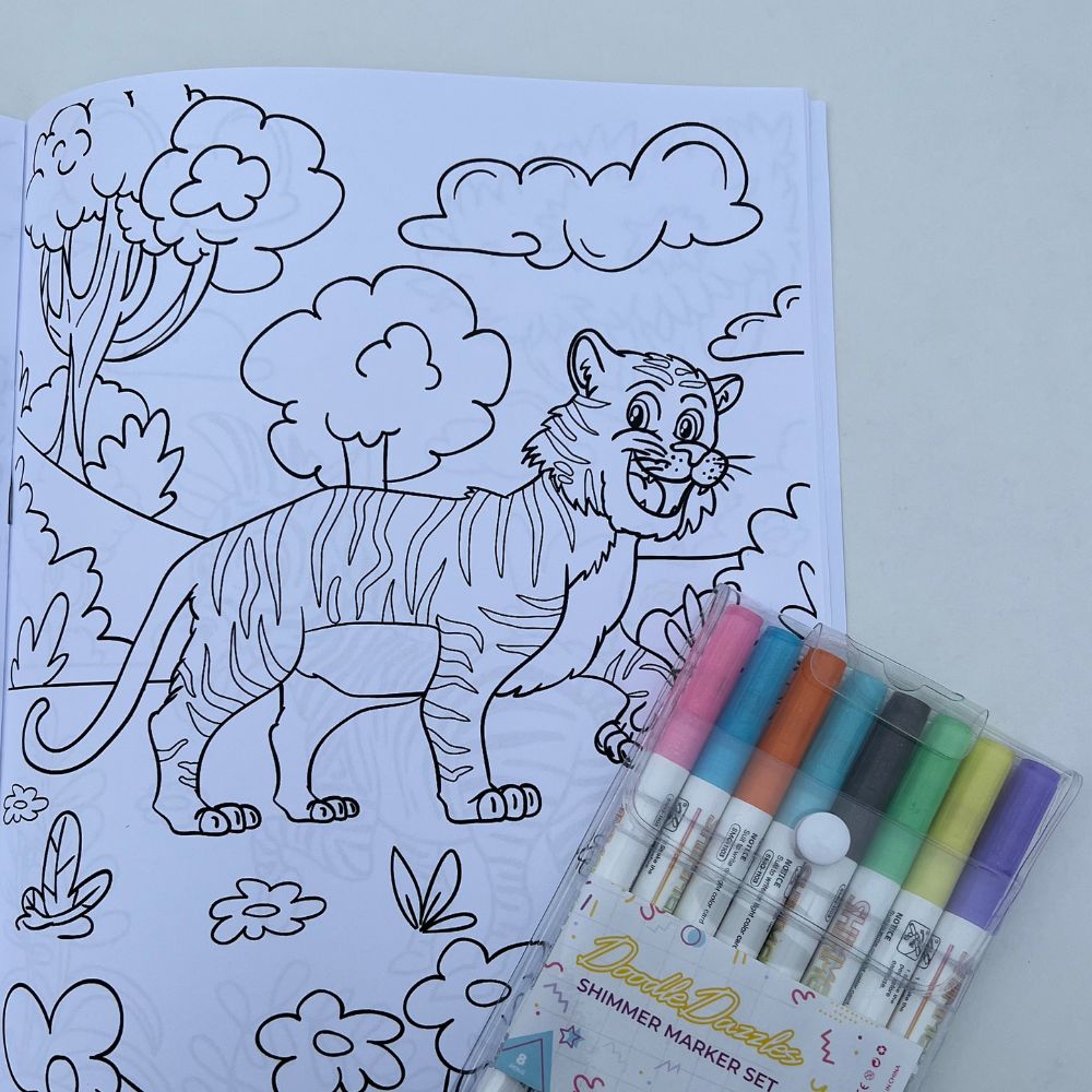 Wild About Animals Coloring Book